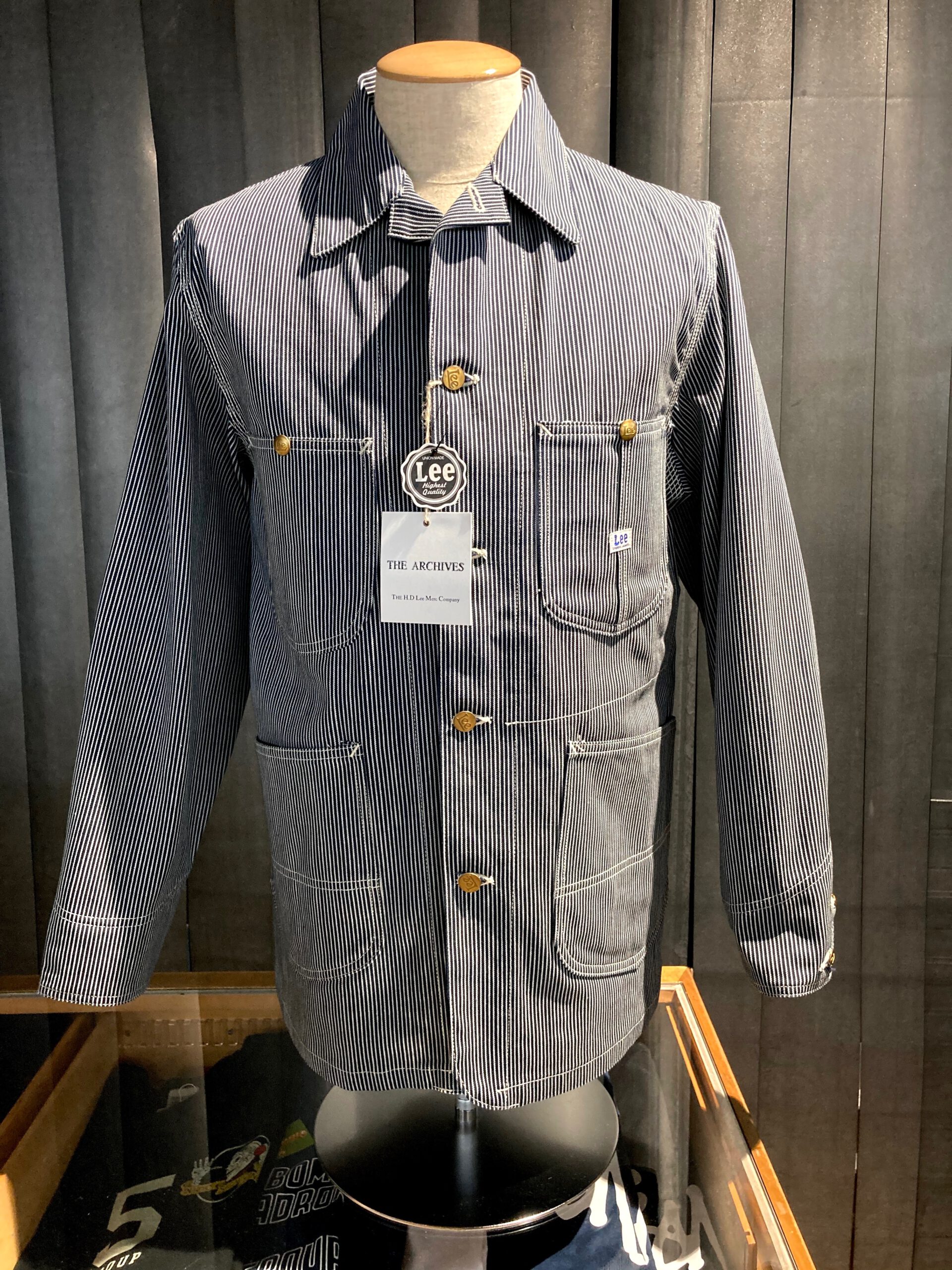 Lee Archives 1950's 98 J Hickory Stripe Loco Jacket – Gross real wear